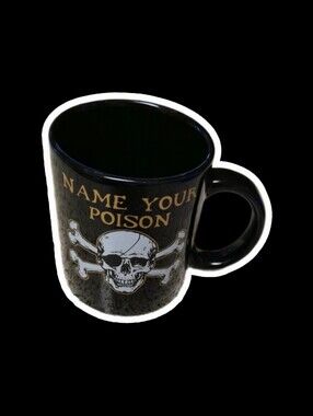 Pirate Ceramic Mug Name Your Poison
